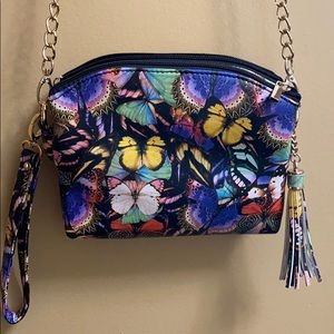 Butterfly printed purse